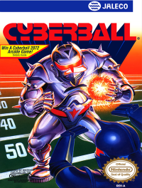 Cyberball NES US box art