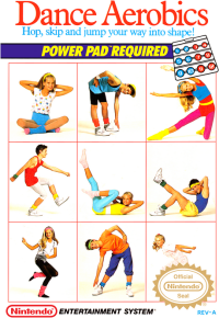 Dance Aerobics NES US box art