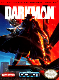 Darkman NES US box art