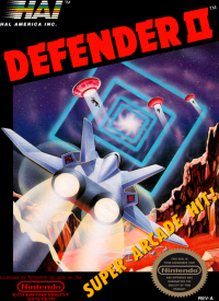 Defender II NES US box art