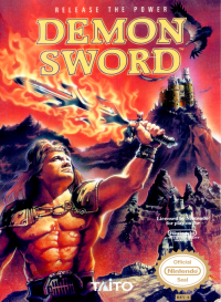 Demon Sword NES US box art