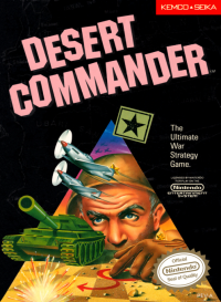 Desert Commander NES US box art
