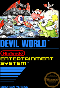 Devil World PAL NES PAL box art
