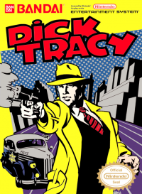 Dick Tracy NES US box art