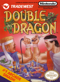 Double Dragon NES US box art