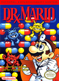 Dr. Mario NES US box art