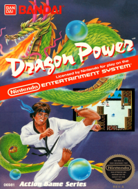 Dragon Power NES  box art