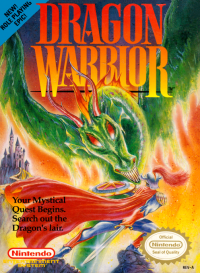 Dragon Warrior NES US box art