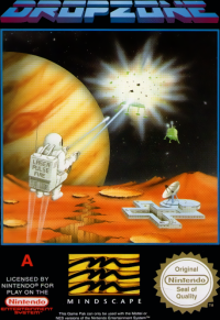 Dropzone PAL NES PAL box art
