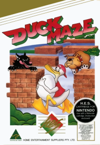 Duck Maze PAL NES PAL box art