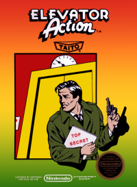 Elevator Action NES US box art