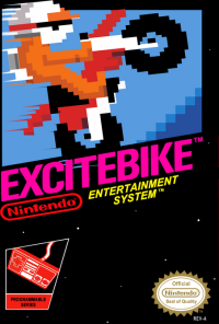Excitebike PAL NES PAL box art