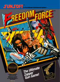 Freedom Force NES US box art