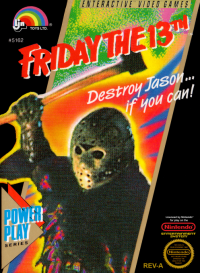 Friday the 13th NES  box art