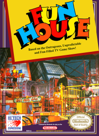 Fun House NES US box art
