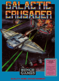 Galactic Crusader NES US box art