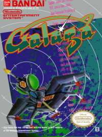 Galaga PAL NES PAL box art