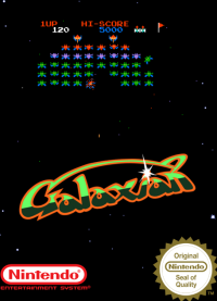 Galaxian NES box art