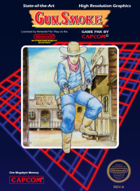 Gun.Smoke NES US box art