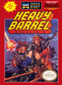 Heavy Barrel NES US box art