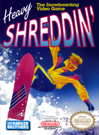 Heavy Shreddin' NES  box art