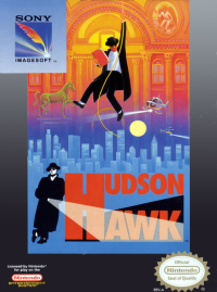 Hudson Hawk NES US box art