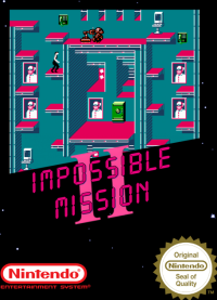 Impossible Mission 2 PAL NES PAL box art