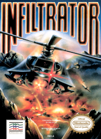 Infiltrator NES US box art