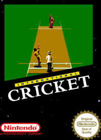 International Cricket PAL NES  box art