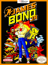 James Bond Jr NES  box art