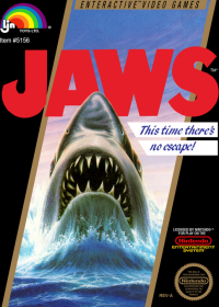 Jaws NES  box art