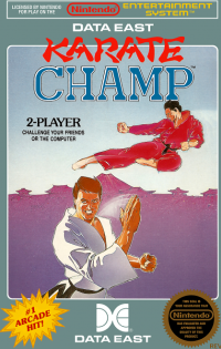 Karate Champ NES US box art