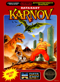 Karnov NES  box art