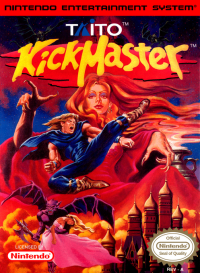 Kick Master NES US box art