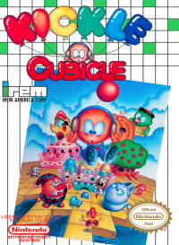 Kickle Cubicle NES US box art