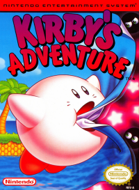Kirby's Adventure NES US box art
