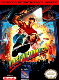 Last Action Hero NES US box art