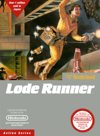Lode Runner NES US box art