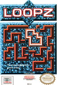 Loopz NES US box art