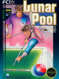 Lunar Pool NES  box art