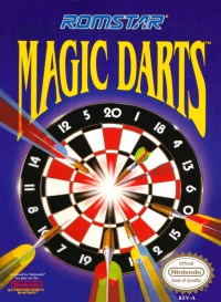 Magic Darts NES  box art