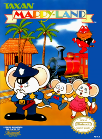 Mappy-Land NES US box art