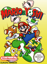 Mario & Yoshi PAL NES PAL box art