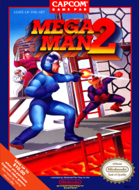 Mega Man 2 NES US box art
