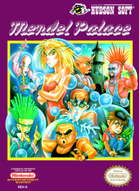 Mendel Palace NES  box art