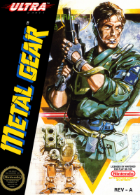 Metal Gear NES box art