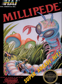 Millipede NES US box art