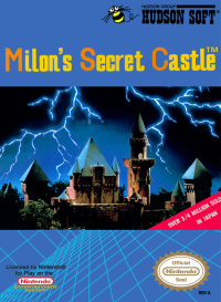 Milon's Secret Castle NES US box art