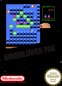 Mindblower Pak PAL NES PAL box art
