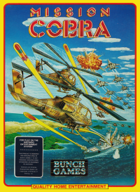 Mission Cobra NES US box art